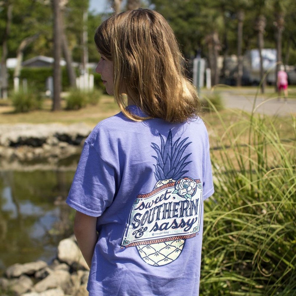 Sweet Southern Sassy - Short Sleeve T-Shirt (Youth) by Itsa A Girl Thing